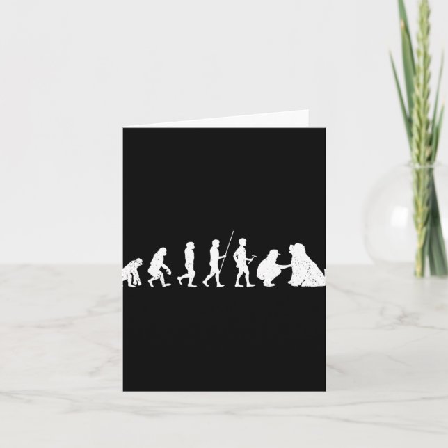 New Foundland Shirt Men Women New Foundland Dog Mo Karte (Vorderseite)