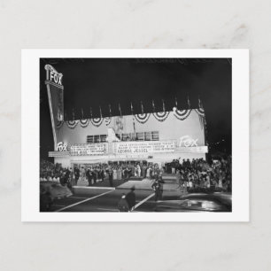 New Fox Theatre, Venedig, Kalifornien, 1951 Vintag Postkarte