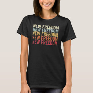 New Freedom Pennsylvania New Freedom PA Retro Vint T-Shirt