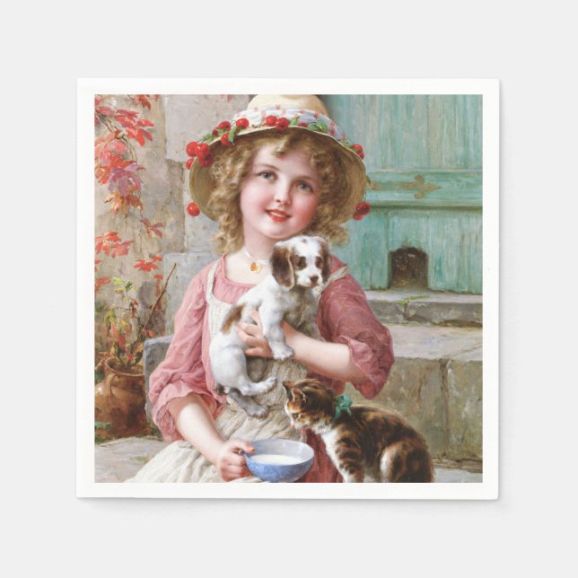 New Friends - Emile Vernon  Serviette (Vorderseite)