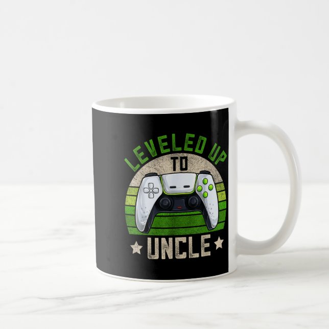 New Gamer Uncle Apparel, Funny Pregnancy Announcem Kaffeetasse (Rechts)