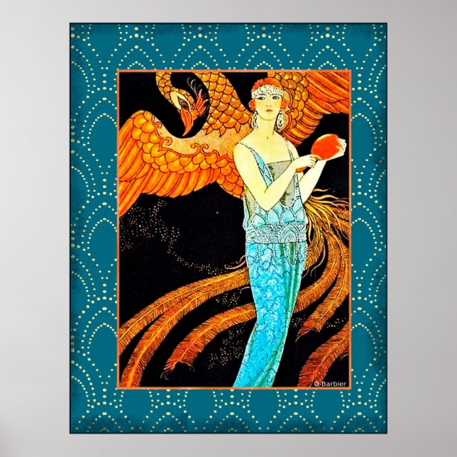 New Georges Barbier Art Deco Poster (Vorne)