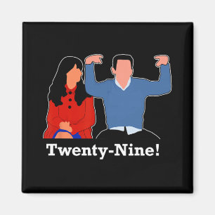 New Girl 29 Ich fühle mich neunundzwanzig Frohen G Magnet