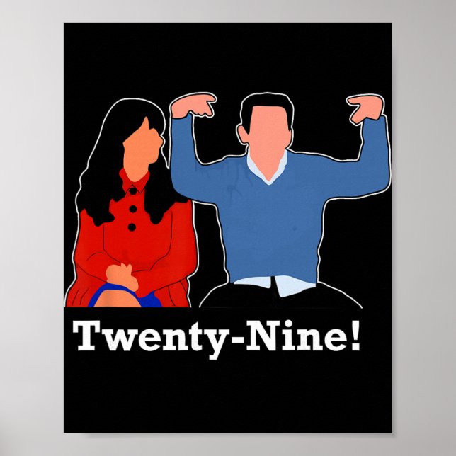 New Girl 29 I'm Feelin' Twenty Nine Happy Birthday Poster (Vorne)