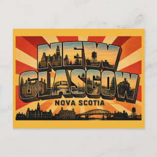 New Glasgow Nova Scotia Industriestadt Postkarte