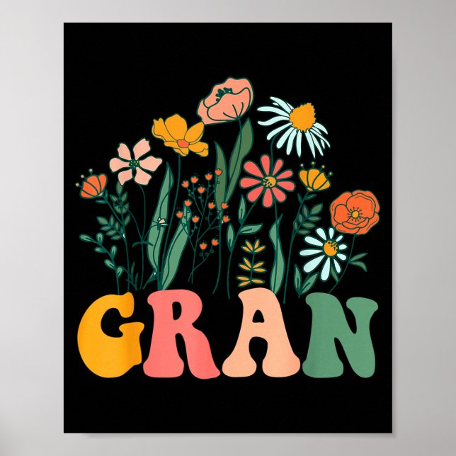 New Gran Wildflower First Birthday &amp; Baby Show Poster (Vorne)