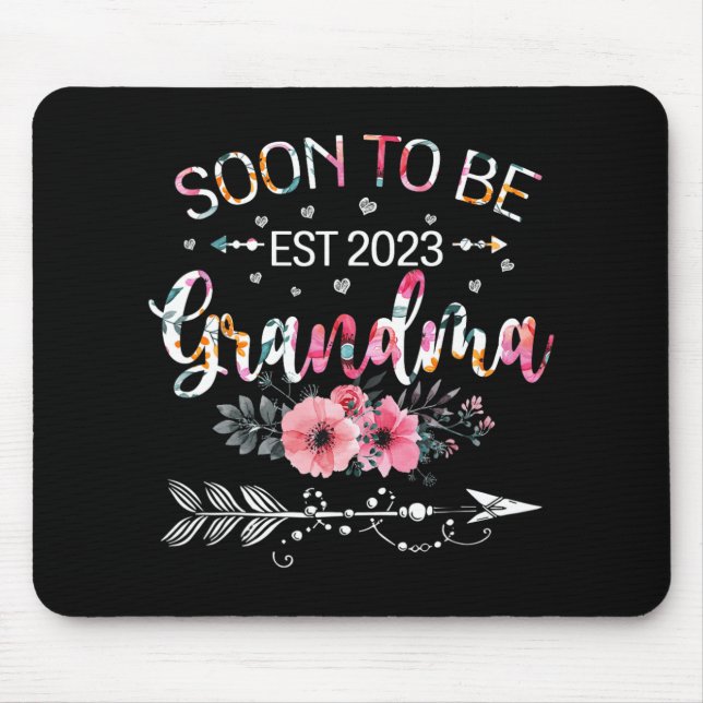 New Grandma Mother's Day Soon To Be Grandma Est 20 Mousepad (Vorne)