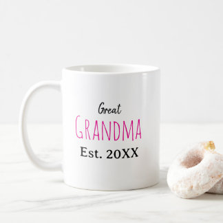 New Great Oma Baby Birth Stats Kaffeetasse