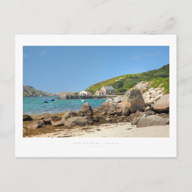 New Grimsby, Tresco Postkarte (Vorderseite)