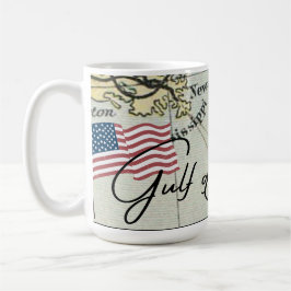 New GULF OF AMERICA name on US Map American Flag Kaffeetasse