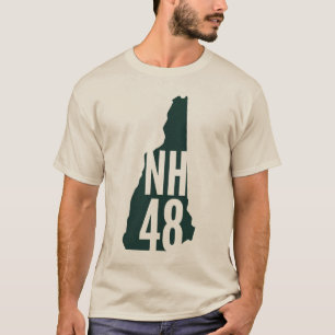 New Hampshire 4000 Seitenende-Listen-langer T-Shirt