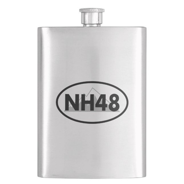 New Hampshire 48 Oval Flachmann (Vorderseite)