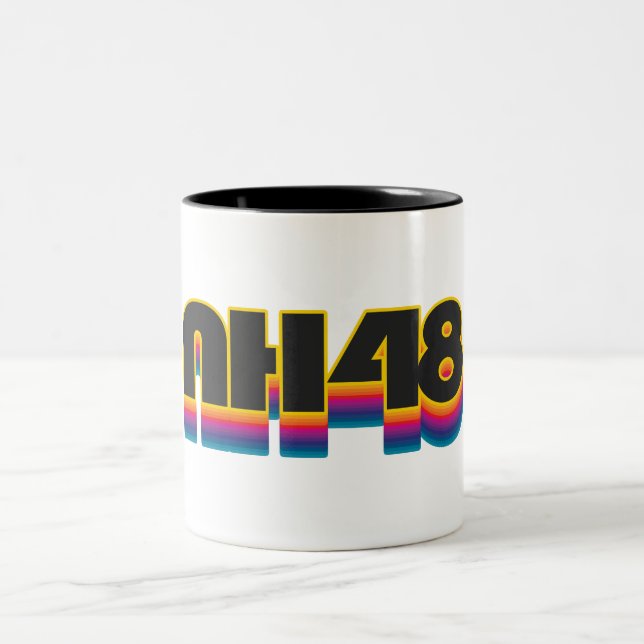 New Hampshire 48 Rainbow Zweifarbige Tasse (Mittel)