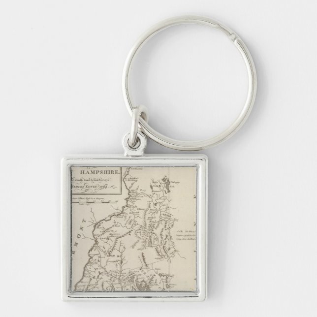 New Hampshire 4 Schlüsselanhänger (Vorne)