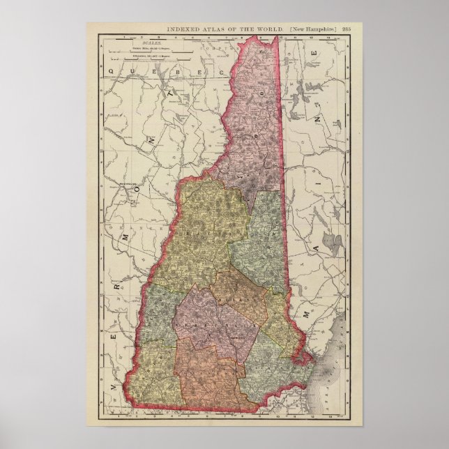 New Hampshire 5 Poster (Vorne)