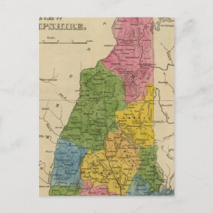 New Hampshire 6 Postkarte