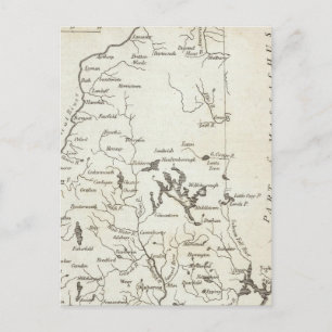 New Hampshire 7 Postkarte