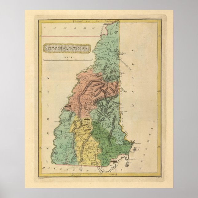 New Hampshire 8 Poster (Vorne)