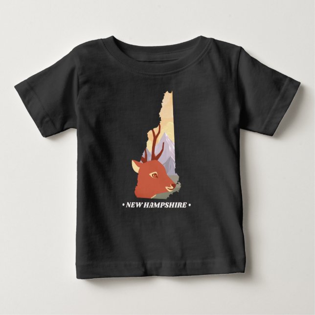 New Hampshire Baby T - Shirt (Vorderseite)