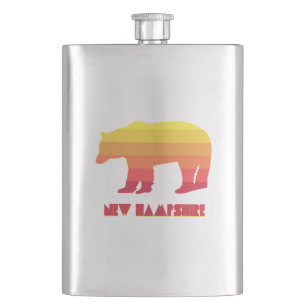 New Hampshire Bear Flachmann