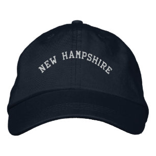 New Hampshire bestickt Cap Navy Blue Bestickte Baseballkappe