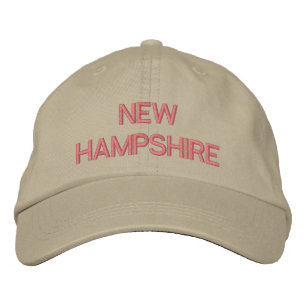 NEW HAMPSHIRE BESTICKTE KAPPE