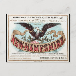 New Hampshire Clipper Sailing Postkarte