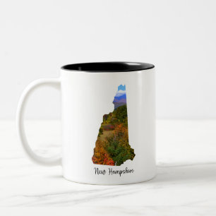 New Hampshire - Der Granit-Staat Zweifarbige Tasse