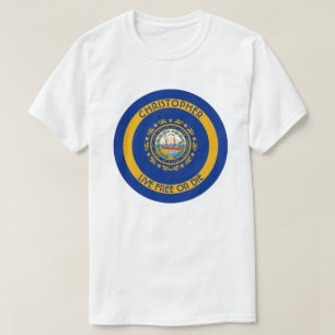 New Hampshire die Granit-Staats-personalisierte T-Shirt
