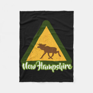 New Hampshire Elch Camping White Mountains Wildnis Fleecedecke