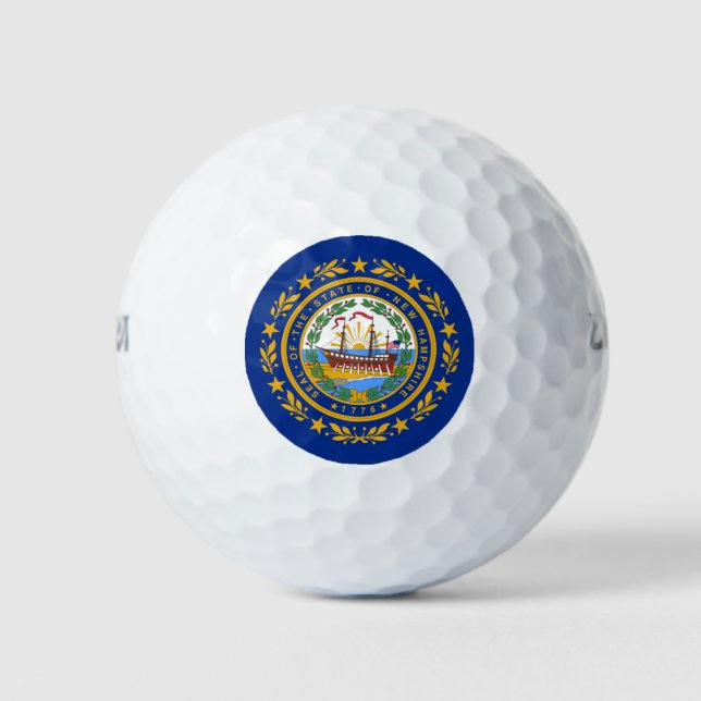 NEW HAMPSHIRE FLAG GOLFBALL (Vorderseite)