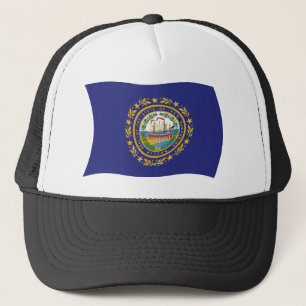 New Hampshire Flaggenmütze Truckerkappe