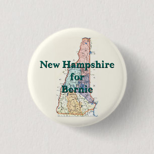 New Hampshire für Bernie 2016 Button