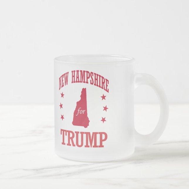 NEW HAMPSHIRE FÜR DONALD TRUMP MATTGLASTASSE (Rechts)