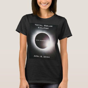 NEW HAMPSHIRE Gesamte Sonnenfinsternis 8. April 20 T-Shirt