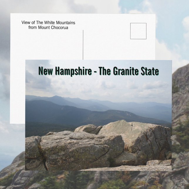 New Hampshire Granite State White Mountains Postkarte (Von Creator hochgeladen)