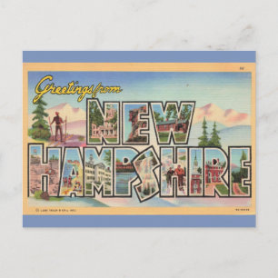 New Hampshire Greetings Postkarte