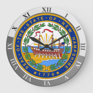 New Hampshire Große Wanduhr