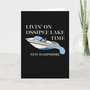 New Hampshire Hemd Ossipee Lake New Hampshire Karte