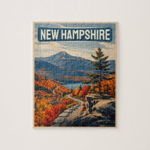 New Hampshire Herbstlaub Reise Puzzle