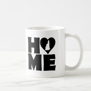 New Hampshire Home Heart State Mug oder Travel Mug Tasse