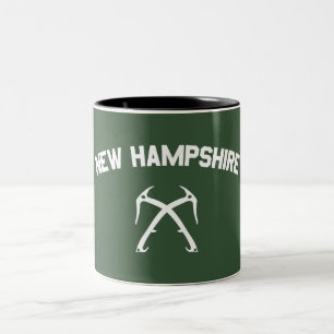 New Hampshire Ice Climbing Zweifarbige Tasse