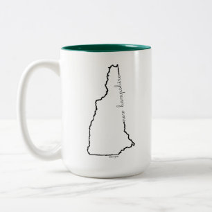 New Hampshire Kaffee-Tasse Zweifarbige Tasse