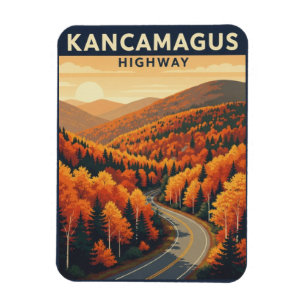 New Hampshire Kancamagus Highway Reise Magnet