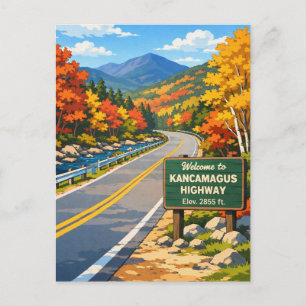 New Hampshire Kancamagus Highway Reise Postkarte