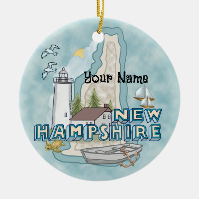 New Hampshire Lighthouse Ornament (Vorne)