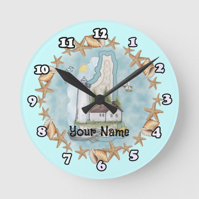 New Hampshire Lighthouse Uhr (Vorderseite)