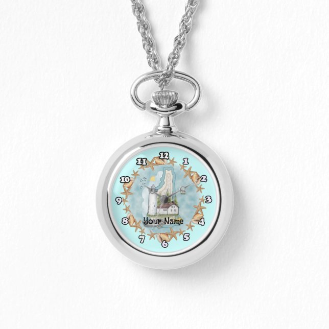 New Hampshire Lighthouse watch Armbanduhr (Vorderseite)