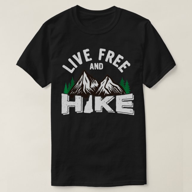 New Hampshire live Free and Wander Gift, NH Wander T-Shirt (Design vorne)