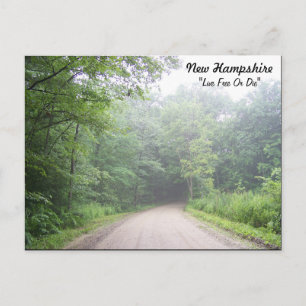 New Hampshire "Live Free or Die" Postkarte
